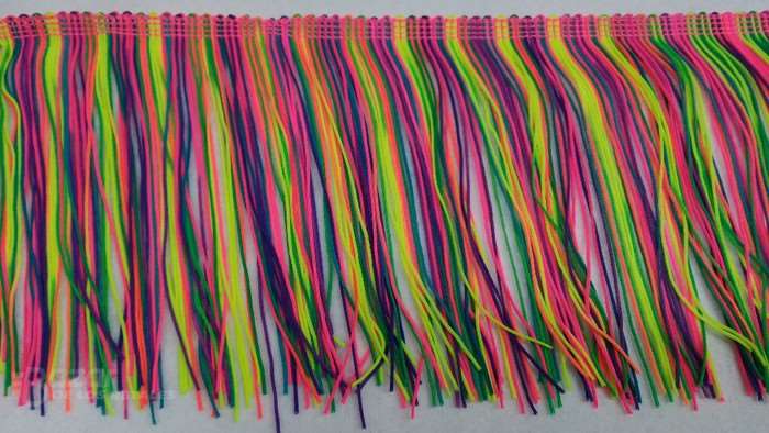 Flecos de 15cm de largo en multicolor